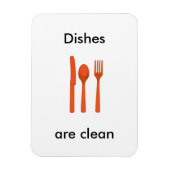 Geschirrspülmagazin Magnet (Vertikal)