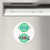 Geschirrspülmagnete, grüne Teller Magnet (In Situ (Geschirrspüler))