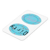 Geschirrspülmagnete, saubere blaue Teller Magnet (Linke Seite)