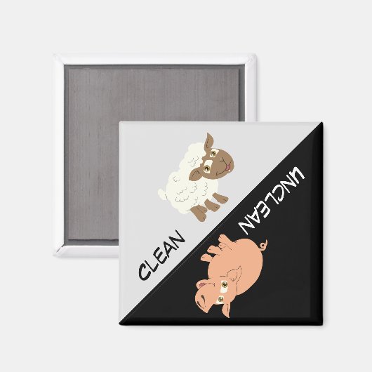 Geschirrspülmaschine Magnet (Vorderseite/Rückseite)