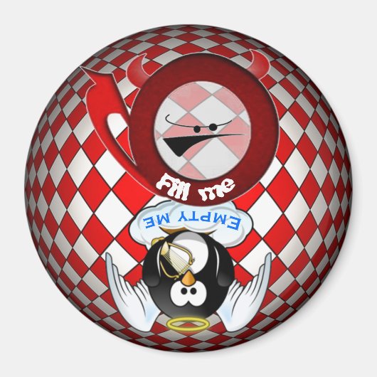 Geschirrspülmaschine Magnet der Teufel machte mich (Vorne)