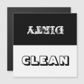 Geschirrspülmaschine Magnet sauber oder dreckig (Vorne/Hinten)