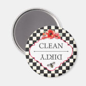 Geschirrspülmaschine Magnet Sauberkeit Dirty (Vorderseite/Rückseite)