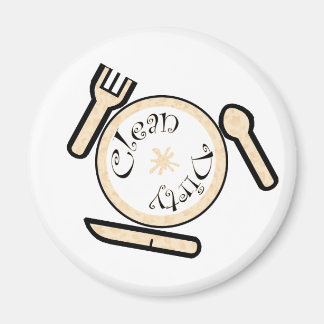 Geschirrspülmaschine, sauber / dreckiges Geschirr  Magnet