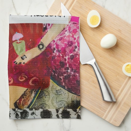 Geschirrtuch (Viertel Falte)