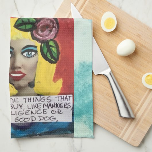 Geschirrtuch (Viertel Falte)