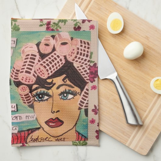 Geschirrtuch (Viertel Falte)