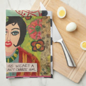 Geschirrtuch (Viertel Falte)