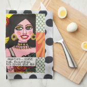 Geschirrtuch (Viertel Falte)