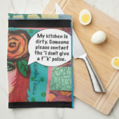 Geschirrtuch (Viertel Falte)