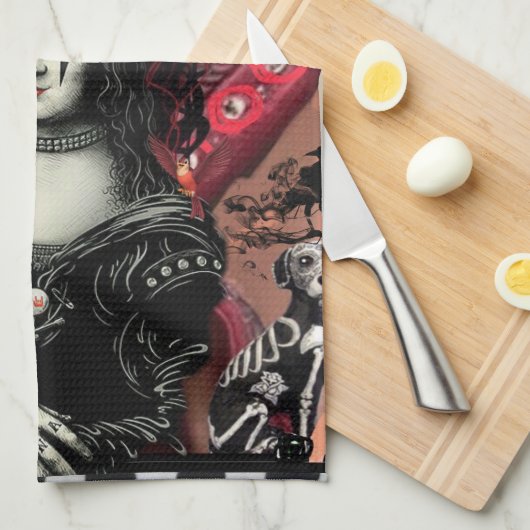 Geschirrtuch (Viertel Falte)