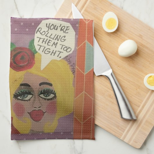 Geschirrtuch (Viertel Falte)