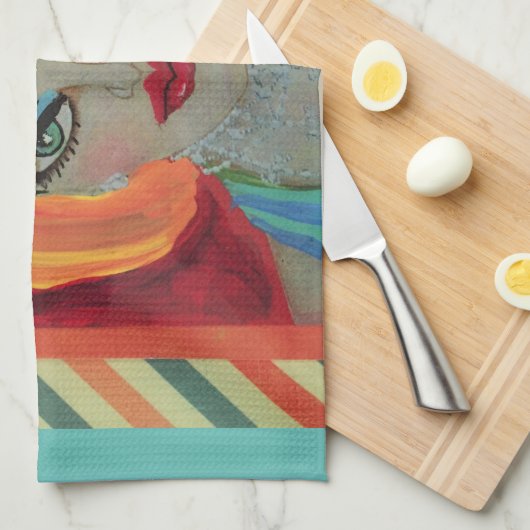 Geschirrtuch (Viertel Falte)