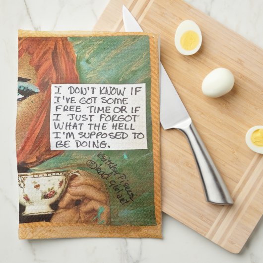 Geschirrtuch (Viertel Falte)