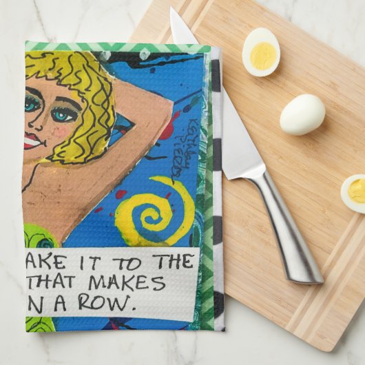 Geschirrtuch (Viertel Falte)