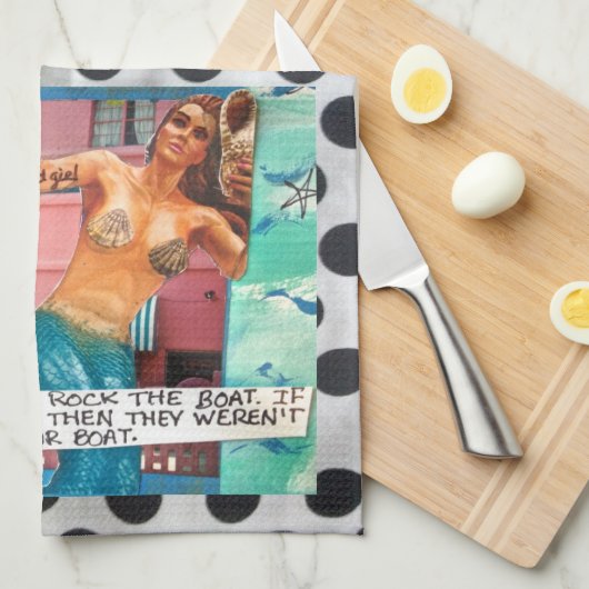 Geschirrtuch (Viertel Falte)