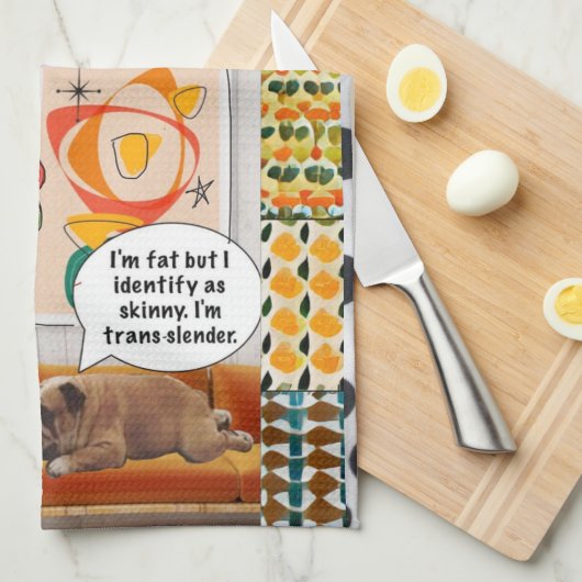 Geschirrtuch (Viertel Falte)