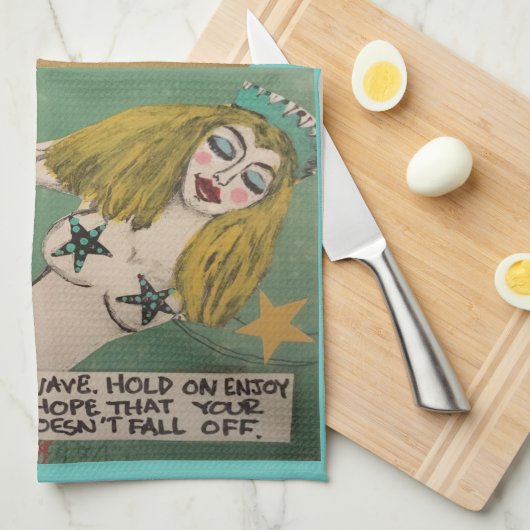 Geschirrtuch (Viertel Falte)