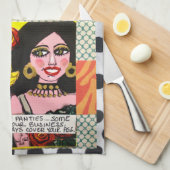 Geschirrtuch (Viertel Falte)