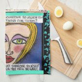 Geschirrtuch (Viertel Falte)