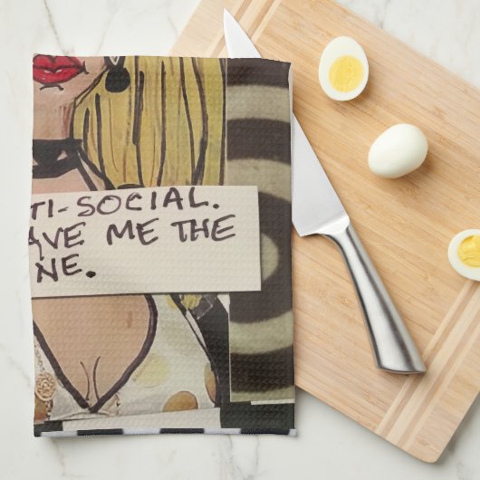 Geschirrtuch (Viertel Falte)