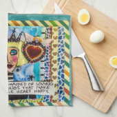 Geschirrtuch (Viertel Falte)