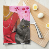 Geschirrtuch (Viertel Falte)