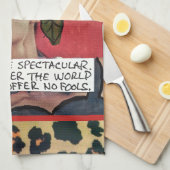 Geschirrtuch (Viertel Falte)