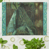 Geschirrtuch Alphonse Mucha Clair De Lune (Gefaltet)