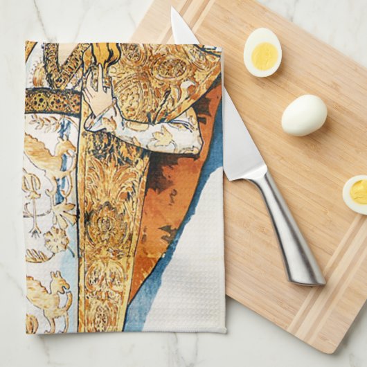 Geschirrtuch Alphonse Mucha Gismonda (Viertel Falte)