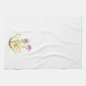 Geschirrtuch, Aquarell Wildblume Geranie Geschirrtuch (Horizontal)