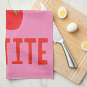 Geschirrtuch Bom Apetite=Guten Appetit (Viertel Falte)