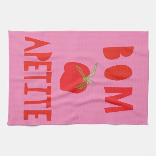 Geschirrtuch Bom Apetite=Guten Appetit (Horizontal)