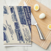 Geschirrtuch der elektrischer Zug-Anzeige ab 1936 (Viertel Falte)