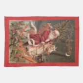 Geschirrtuch der frohen Weihnachten (Horizontal)