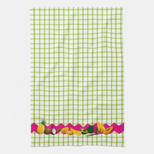 Geschirrtuch der tropischen Früchte (Vertikal)