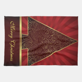 Geschirrtuch-frohe Weihnachten Küchentuch