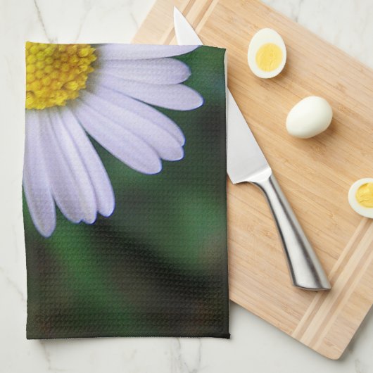 Geschirrtuch fröhliches Gänseblümchen (Viertel Falte)