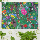 Geschirrtuch für die Feiertage (Gefaltet)