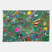 Geschirrtuch für die Feiertage (Horizontal)