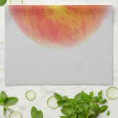 Geschirrtuch gelb-oranger Pfirsich (Gefaltet)