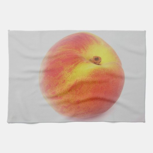 Geschirrtuch gelb-oranger Pfirsich (Horizontal)