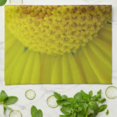 Geschirrtuch gelbe Margeritenblüte (Gefaltet)