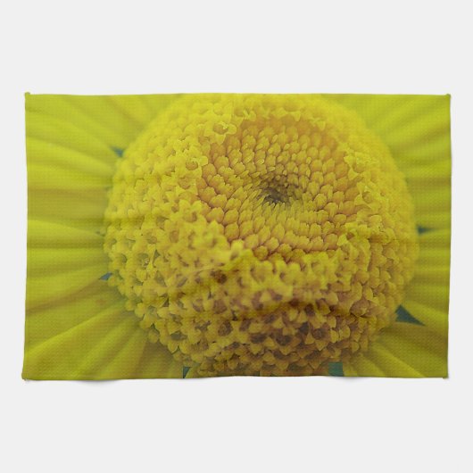 Geschirrtuch gelbe Margeritenblüte (Horizontal)