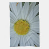 Geschirrtuch grosse weiß Margeritenblüte (Vertikal)