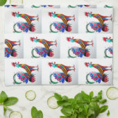 Geschirrtuch - Hahn 019 (Gefaltet)