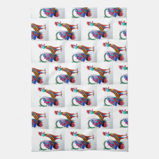 Geschirrtuch - Hahn 019 (Vertikal)