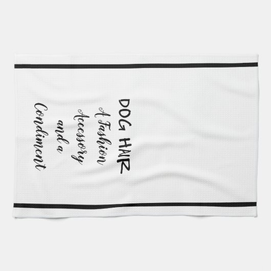 Geschirrtuch-Hundehaar ein Mode-Accessoire Geschirrtuch (Horizontal)