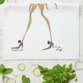 Geschirrtuch "Karotten " (Gefaltet)