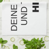 Geschirrtuch komplett selbst gestalten (Gefaltet)